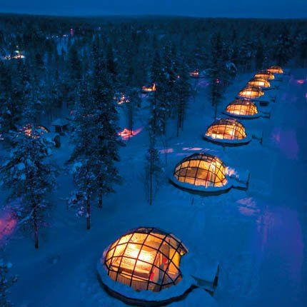 Nuit igloo Finlande