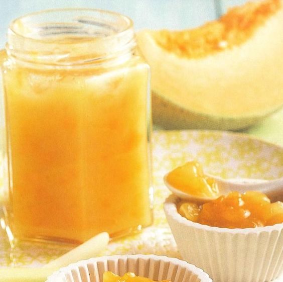Confiture melon banane coco citronnelle
