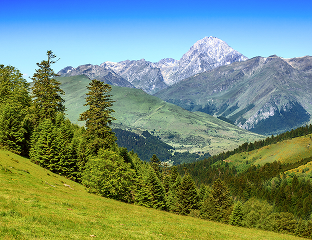 Beautiful mountain landscape in Pyrenees, Andorra