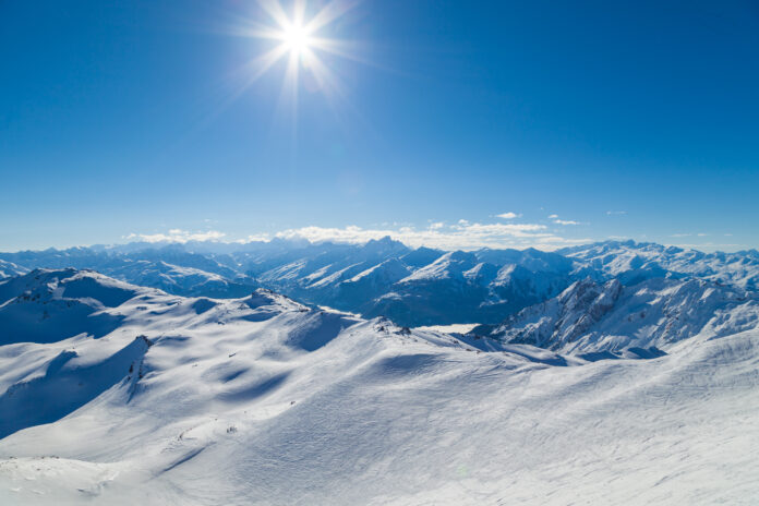 View,From,Summit,Cime,De,Caron,(3200,M.),France,,The