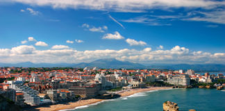 Biarritz vue du ciel